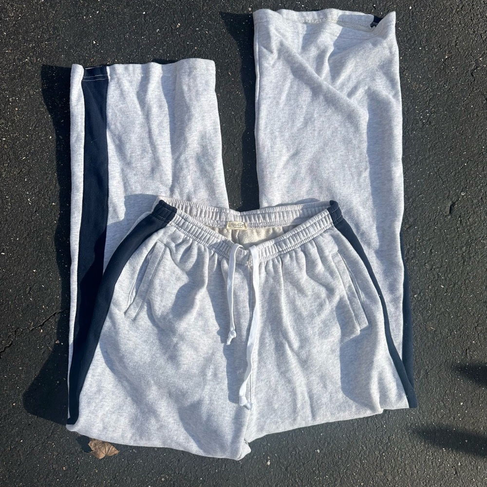 Brandy Melville Sweats with Navy Stripe